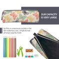 thumbnail image 5 of Yiaed Butterfly Print Leather Pencil Case - Leather Pen Pencil Holder - Elegant & Practical Pencil Pouch for Work & Office, 5 of 7