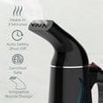 thumbnail image 3 of Pure Enrichment PureSteam Portable Fabric Steamer - Handheld Travel Garment Steamer Removes Wrinkles & is Safe on All Fabrics - Fast-Heating, Lightweight, Auto Safety Shut-Off, & Long Cord (Black), 3 of 9