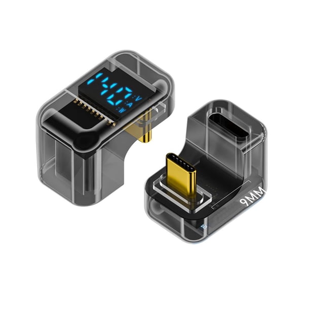 LUVCLS Adaptador tipo C en forma de U, 140 W, función completa, adaptador 4.0, B1X0, 180 grados