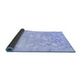 thumbnail image 2 of Ahgly Company Indoor Rectangle Abstract Blue Contemporary Area Rugs, 2' x 5', 2 of 4