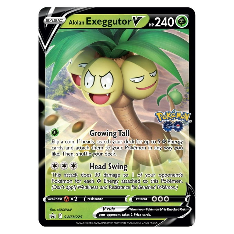 Jogo Cartas Box Pokemon Go Exeggutor De Alola V Tcg Copag em Promoção na  Americanas