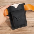 thumbnail image 4 of Riñonera multifunción con llavero, funda para cinturón, funda portátil e informal para teléfono negro 4, 4 of 7