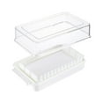 thumbnail image 1 of Convenient Butter Box Easy to Clean Plastic Dust-proof Lid Storage Container for Fridge, 1 of 10