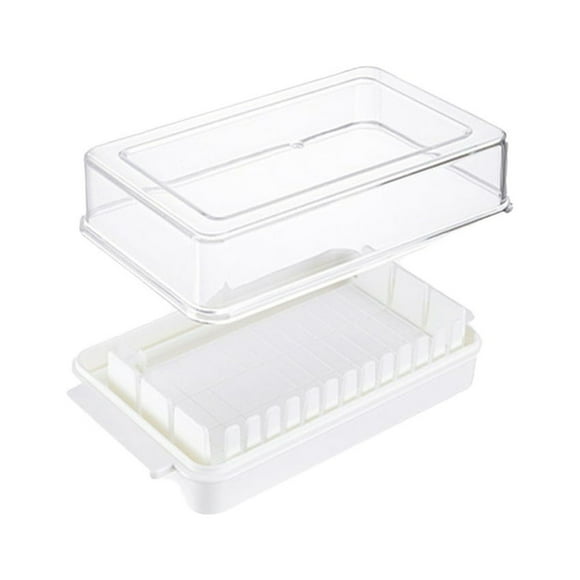 Convenient Butter Box Easy to Clean Plastic Dust-proof Lid Storage Container for Fridge