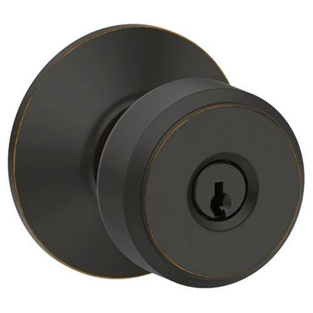 Schlage F51aBwe Bowery Keyed Entry Panic Proof Door Knob Set Walmart