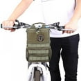 thumbnail image 3 of Bicycle Handlebar Bag - Bike Pouch Bike Packet Motorcycle Handlebar Bale Cycle Storage Scooter Sack Mountain Bike Bag Bicycle Handlebar Bag Convertible to Shoulder Bag, 3 of 13