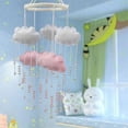thumbnail image 5 of Baby bed mobile 3D cloud baby wind chime nursery girl crib bed clock, 5 of 5