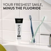 Native Fluoride-Free Toothpaste, Charcoal & Mint, 4.1 oz, Adults & Kids 2+