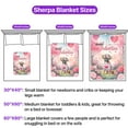 thumbnail image 5 of Hello Valentine’s Day Boxer Flower Crown Romantic Pink Floral Cozy Sherpa Blanket Boxers Dog Lover Gifts Idea Warm Soft Throw Blanket - 00031, 5 of 5