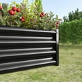 thumbnail image 5 of 421ft Raised Garden Bed with Steel Cable, Elevated PP Planter Box Stand for Gardening, Backyard Patio Ground Raised Bed for Planting Vegetables Flower Herb and Succulents, Black, 5 of 9
