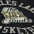 thumbnail image 4 of Men's Mitchell & Ness Olive/Black Los Angeles Lakers Clutch Satin Raglan Full-Snap Jacket, 4 of 5