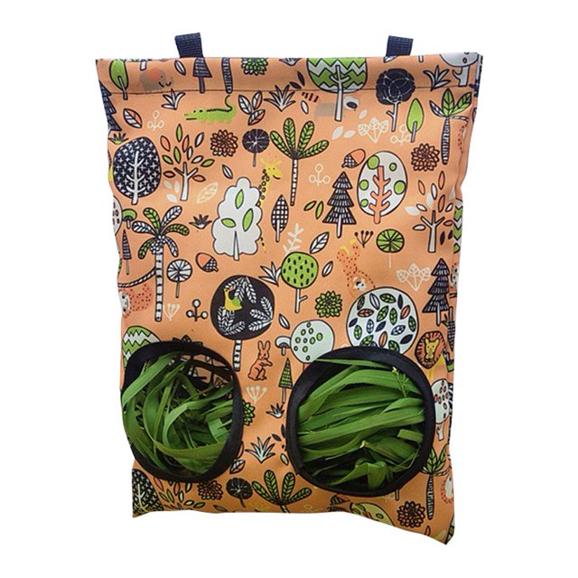 Feeder Grass Feeding Bag Food Dispensers Pets Cage Accessories ForMole Guinea Pig Rabbit