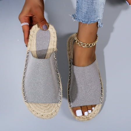 

Christmas Fashion Women s Casual Shoes Breathable Outdoor Pure Color Slippers