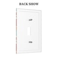 thumbnail image 4 of Kll Fall Maple Leaves Wall Plate,Gloss Finish,Standard Size 1 - 5" X 3", Polycarbonate Thermoplastic,Electric Receptacle Plug Covers, 4 of 8