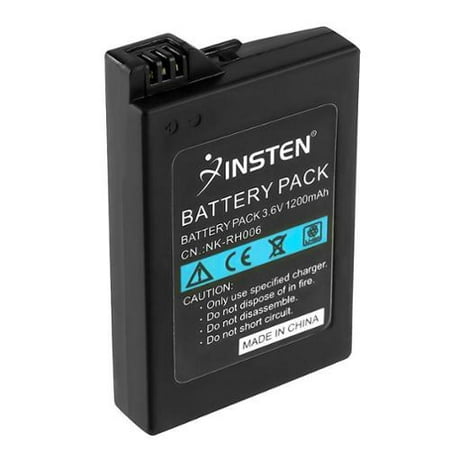 Psp Latest Model Insten Rechargeable Replacement Battery 1200mAh 3.6V for Sony PSP 3000 / PSP Slim 2000 , Include Model PSP-2001, PSP-3000, PSP-3001, PSP-3002, PSP-3004 ()