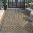 thumbnail image 3 of Well Woven Indoor/Outdoor Area Rug 5'3" x 7'3" Manola Beige Floral Trellis, 3 of 4