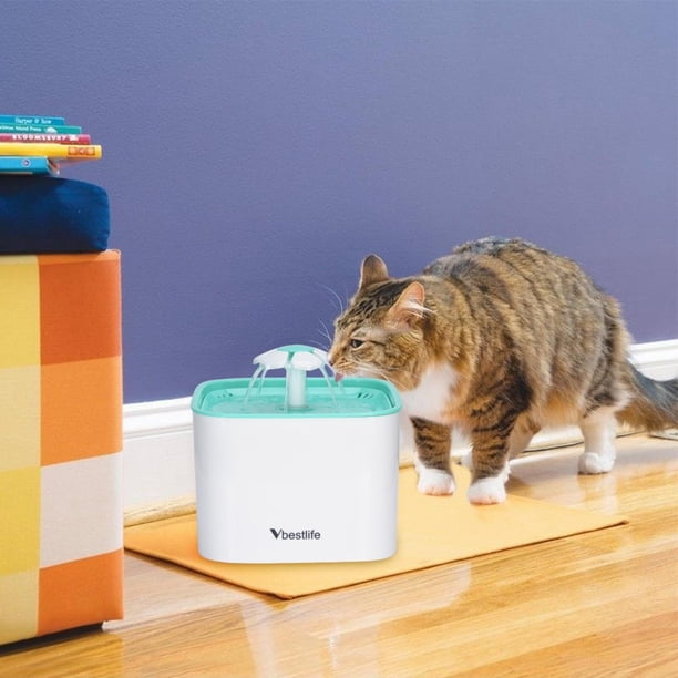 Filtros de Carbono de reemplazo de Fuente de Agua para Mascotas, Resina de Intercambio iónico, carbón Activo, Malla de algodón, filtros de 6 Paquetes para Founta de Gato de Flores de 2L EOTVIA NO