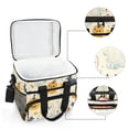thumbnail image 6 of FORMRS Insulated Cooler Bag 24 Cans Capacity Soft Leakproof Lunch Box with Side Pockets, Halloween Cute Ghosts, 6 of 7