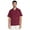 Burgundy, variant on Essentials Men's Guayabera Button Down Shirt (Beige, 4XL)