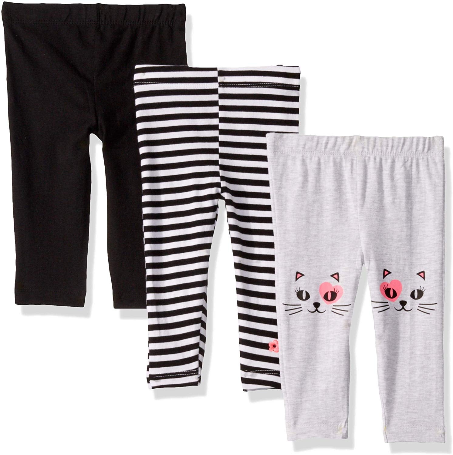 Limited Too Baby Girl Knit Leggings, 3Pack