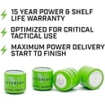 thumbnail image 4 of Viridian CR 1/3N Tactical Energy Plus Lithium Batteries, 3 Volt (Retail Pack of 4), 4 of 6