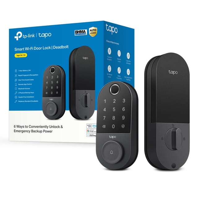 Cerradura de puerta inteligente TP-Link Tapo Deadbolt con entrada sin llave DL110