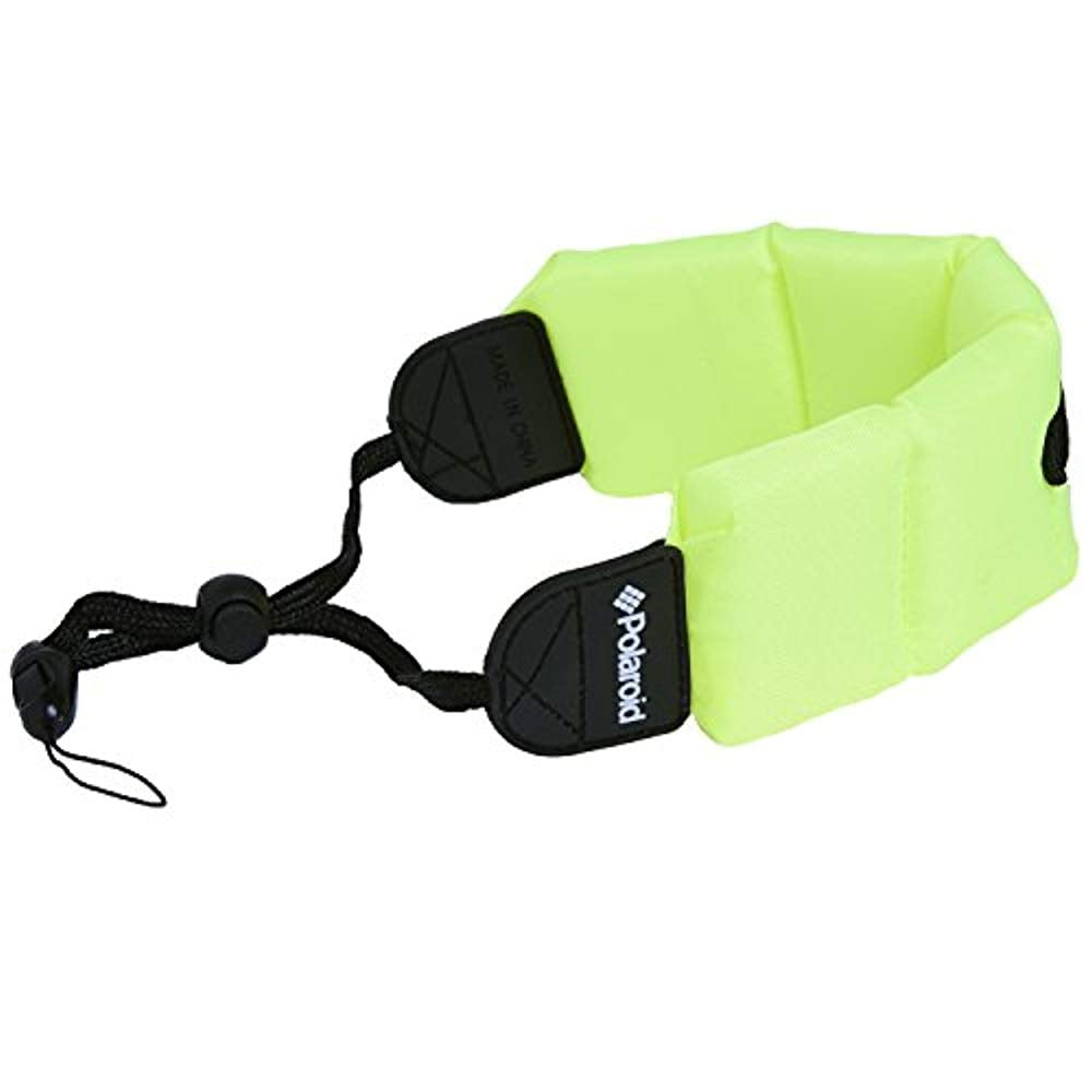 Camcorders and Housings Yellow Polaroid Floating Flotation Wrist Strap for Underwater/Waterproof Cameras
