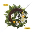 thumbnail image 4 of HOBLOC 20 inches Wreath for Front Door Artificial Lemon Wreath for Spring Summer Wall Window Room Farmhouse Indoor Outdoor Decor, 4 of 8