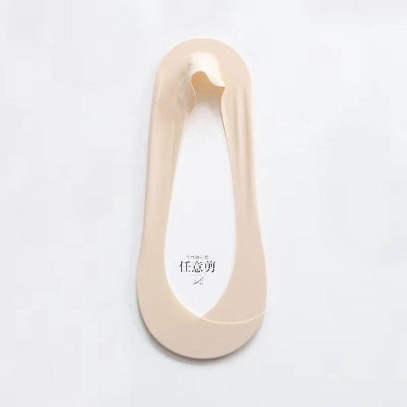 ERDOUY 10 Pairs No Show Socks Womens - Non Slip Low Cut Ankle - Invisible Liner Socks for Casual & Formal Wear - Soft & Stretchable，Complexion