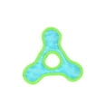 thumbnail image 2 of DuraForce Jr TriangleRing Tiger Blue-Green, 2-Pack, Durable Woven Mesh Fiber Squeaky Dog Toy, 2 of 9
