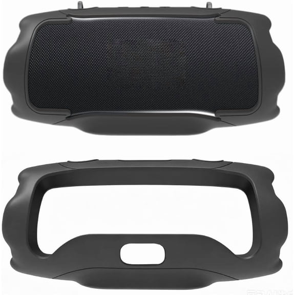 Kothab Silicone Cover Case for JBL Xtreme 5 Portable Speaker, Protective Travel Carrying Case Shockproof Drop-Proof Soft Skin Sleeve for JBL Xtreme5 Speaker Accessories (Black)