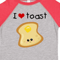 thumbnail image 4 of Inktastic I Love Toast Boys or Girls Toddler T-Shirt, 4 of 5