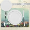 thumbnail image 3 of Ambesonne Floral Place Mats Set of 4, Dandelion Daisy Poppy, Standard Size, Multicolor, 3 of 6