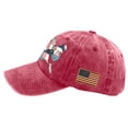 thumbnail image 5 of USA 250th Anniversary Distressed Casual Cap Patriotic Theme 1776-2026 Commemorative Baseball Cap Traditional American Tribute Hat Gift Honoring Patriots Veterans,Red, 5 of 5