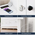 thumbnail image 3 of White Dresser with LED Lights,  6 Drawer Dresser with Power Outlet for Bedroom, 3 of 6