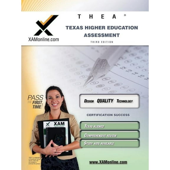 Texes Thea Texas Higher Education Assessment Teacher Certification Test Prep Study Guide, Book 1, (Paperback)