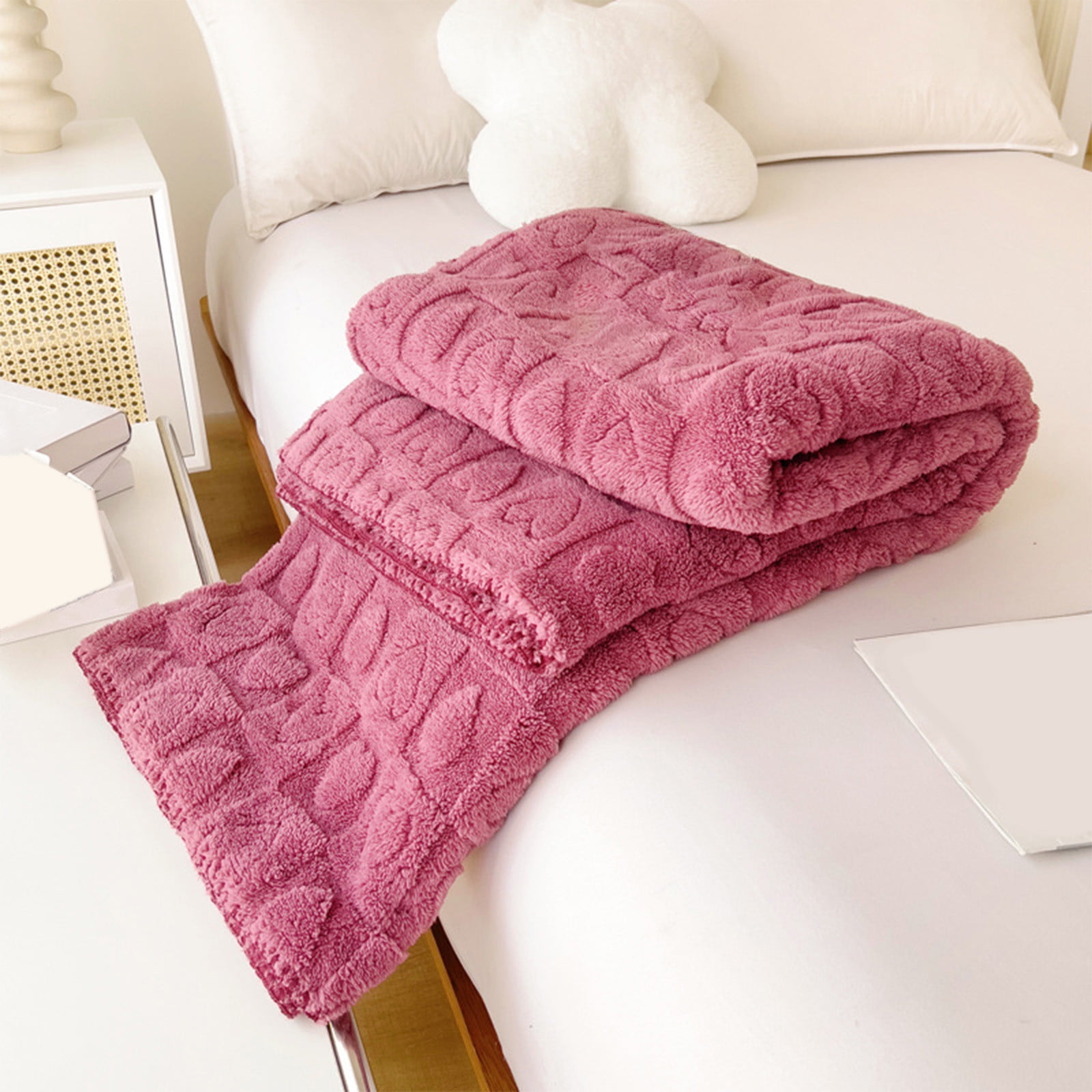 Cotton velvet throw blanket sale
