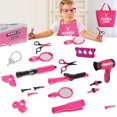 thumbnail image 6 of Little Girls Makeup Kit for Kids Hair Styling Set, Scissors and Stylist Toys for Doll Accessories, Birthday Christmas Playset Toys for Girls 3-6 Year Old, 6 of 7