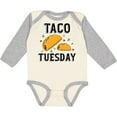 thumbnail image 3 of Inktastic Taco Tuesday Boys or Girls Long Sleeve Baby Bodysuit, 3 of 5