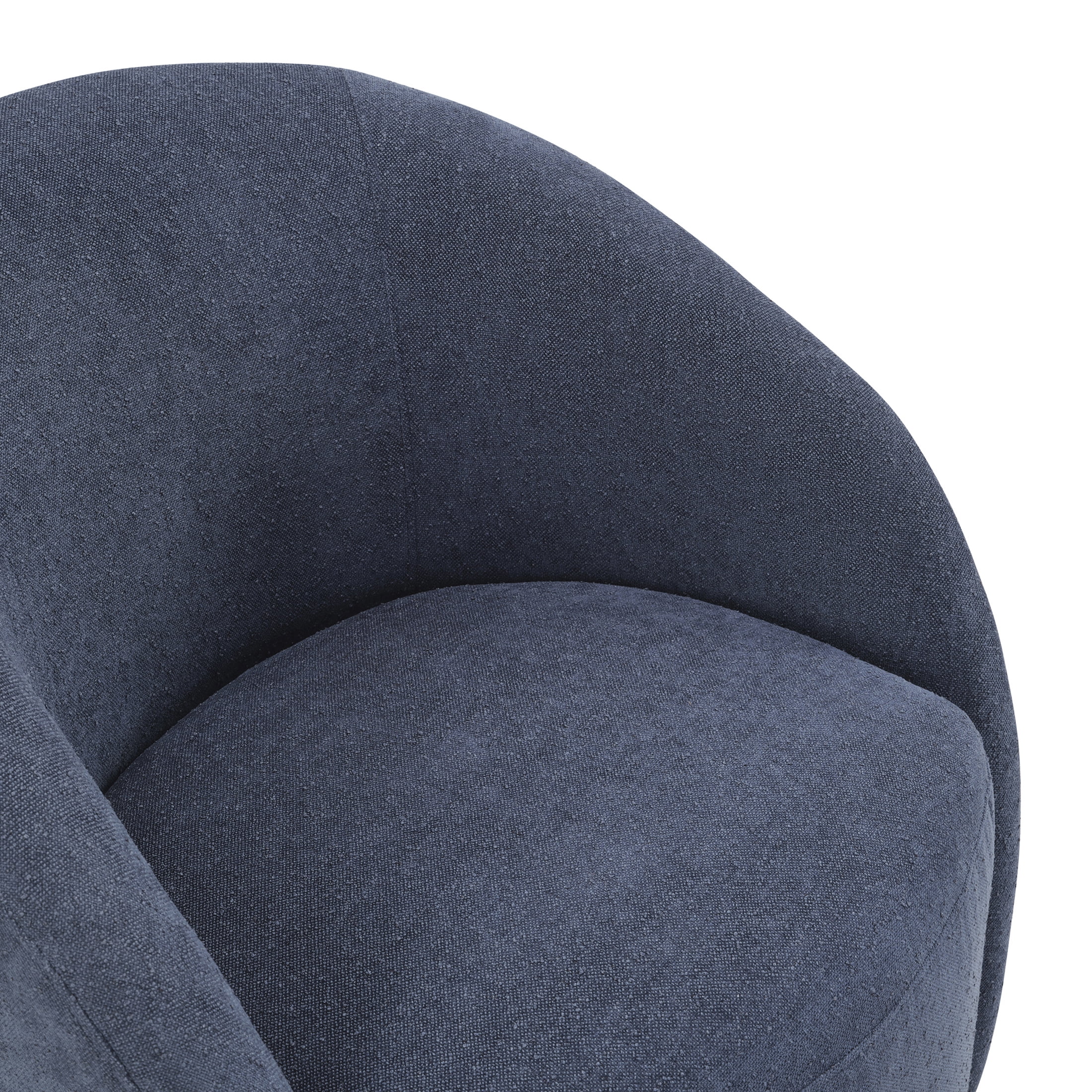 OakvillePark Thistlemere Boucle Swivel Chair, Blue