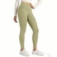 thumbnail image 4 of WULMLEO Leggings for Women Tummy Control Butt Lifting Legging Tights Workout Quick Dry High Waisted 7/8 Leggings Green M, 4 of 6