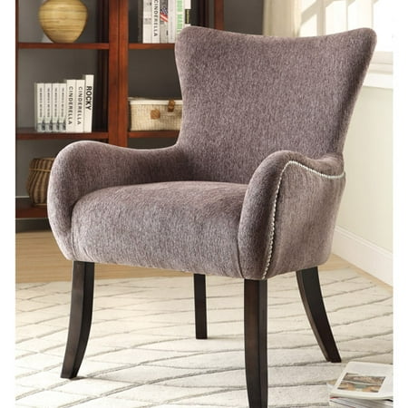 Coaster Fabric Accent Chair, Grey - Walmart.com