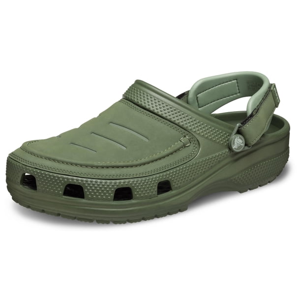 Zuecos Crocs Yukon Vista II LiteRide Verde Ejército Talle 11