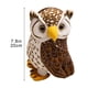thumbnail image 3 of Búho de ojos grandes de peluche | Peluche realista de 20 cm | Compañero de abrazos ultrasuave y portátil para niños | Regalo de cumpleaños para baby shower, 3 of 5