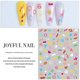 thumbnail image 3 of 9 hojas de calcomanías para decoración de uñas, suministros para decoración de uñas, calcomanías autoadhesivas para uñas para mujeres y niñas., 3 of 6
