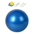 thumbnail image 4 of Almencla Exercise Ball Back Support Pilates Ball, Versatile, Anti Slip Inflator Included Stability Training Thickened Home Gym Workout blue 75cm, 4 of 8