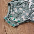 thumbnail image 3 of xiaxaixu Casual Style Sleeveless Daisy Pattern Round Neck Tie Up Romper, 3 of 8