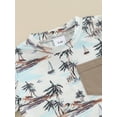 thumbnail image 6 of Suealasg Kids Baby Boys Summer Clothes 3M 6M 12M 18M 24M 3T Short Sleeve Tree Print T-Shirt Top Shorts Set 2Pcs Toddler Boys Casual Beach Style Outfits, 6 of 9