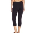 thumbnail image 3 of Women's High Waist 7/8 Leggings, Tummy Control Workout Capris, Cropped Running Pants for Yoga, Fitness, Gym and Daily Activewear-Black, 3 of 7