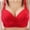 Red, variant on Tbopshirt Bras for Women,Woman's Solid Color Comfortable Hollow Out Perspective Bra Underwear No Rims